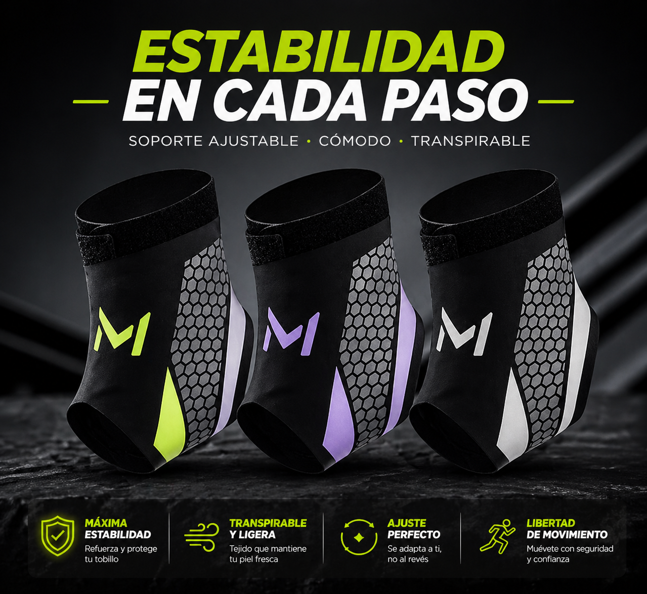 ZenFit™ Tobillera Ajustable