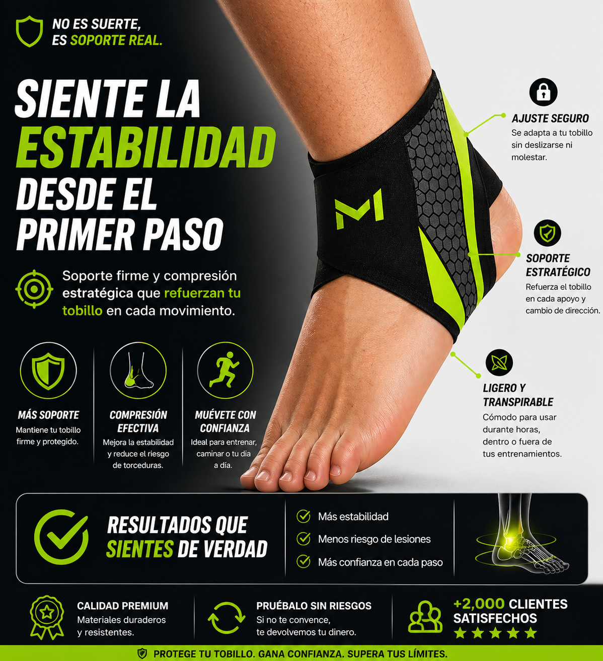 ZenFit™ Tobillera Ajustable